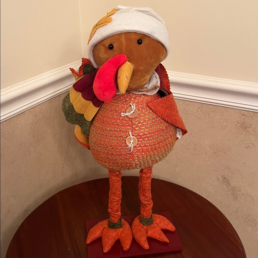 NEW 19” Harvest Turkey with Extendable Legs – Festive Fall Décor